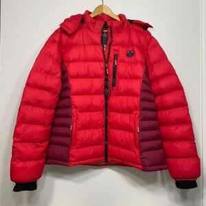 iHood Men's Heated Jacket with Detachable Hood, Waterproof Winter Outdoor 3XL